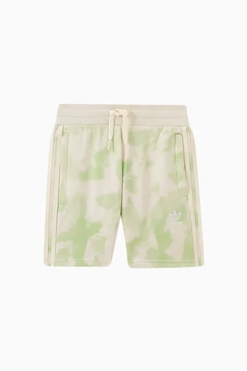 Summer Printed Shorts in Cotton-blend