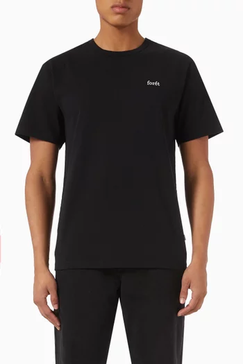 Bass Logo T-Shirt in Organic Cotton