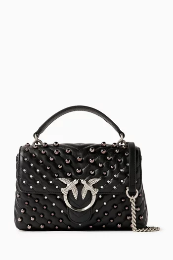 حقيبة ليدي لوف ميني بتصميم منفوخ جلد نابا