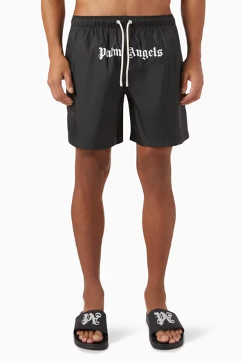 Logo-print Swim Shorts in Nylon