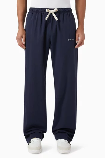 Logo Travel Pants in Cotton-twill