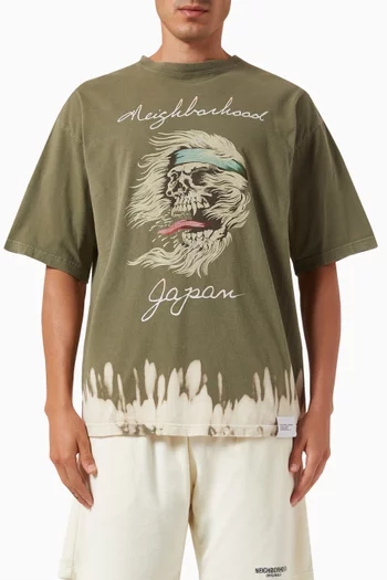 Savage Printed T-shirt in Cotton-jersey