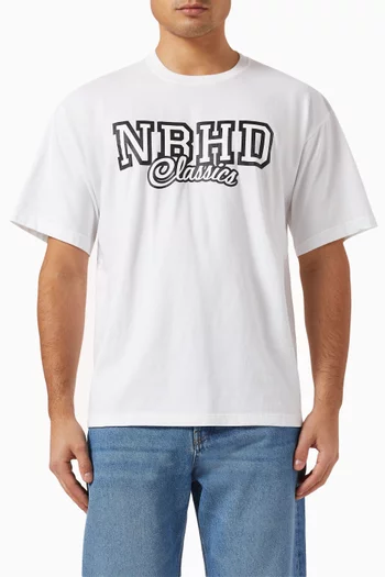 Rubber-print Logo T-shirt in Cotton-jersey