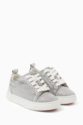 Funnyto Sneakers in Glitter Leather