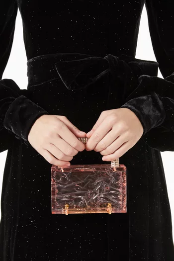 Mini Leon Crushed Ice Bag in Acrylic