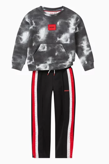 Printed Sweatshirt in Cotton