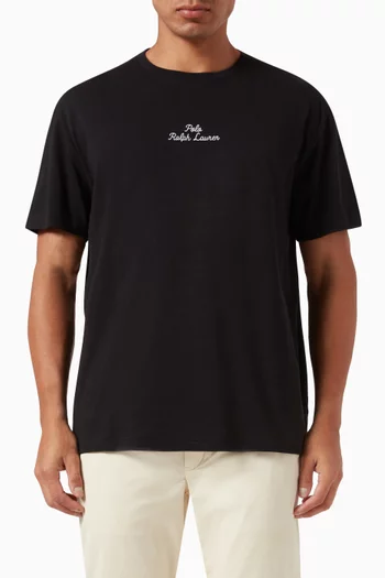 Chain Stitch Logo T-shirt in Cotton