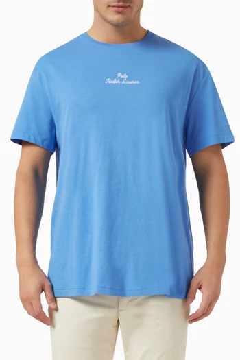 Chain-stitch Logo T-shirt in Cotton-jersey