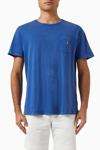 Polo Pony T-shirt in Cotton-linen