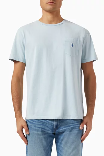 Polo Pony T-shirt in Cotton-linen