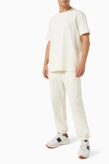 تي شيرت بشعار لاعب البولو على حصان قطن