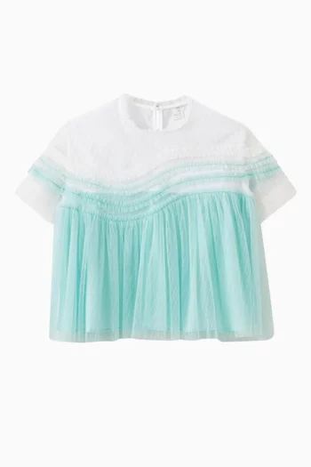 Misty Wave Top in Tulle