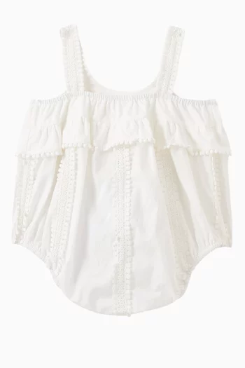 Baby Morgan Sun Romper in Cotton