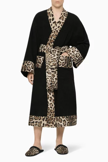 Unisex Bathrobe in Cotton-terry
