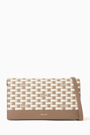 Pennant Continental Wallet in Faux Leather
