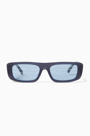 Rectangular Sunglasses in Acetate