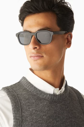 D-frame Sunglasses in Acetate