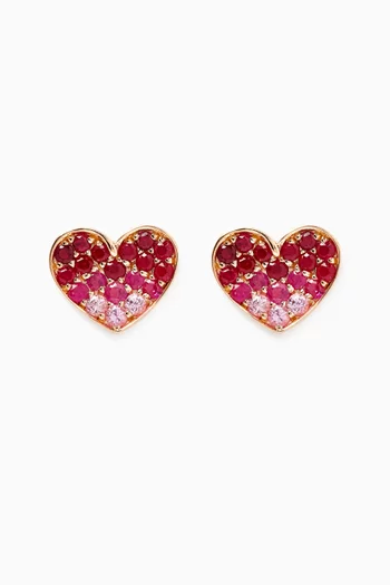 You're Making Me Blush Studs in 10kt Rose Gold