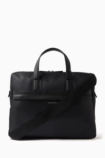 Laptop Bag in Faux-leather