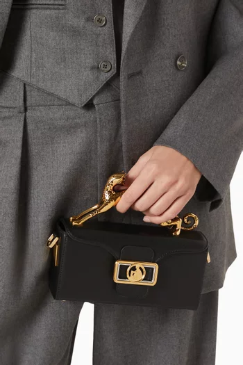Nano Pencil Cat Bag in Calfskin Leather