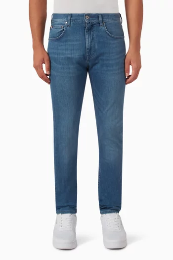 Houston Tapered Slim-fit Jeans in Denim