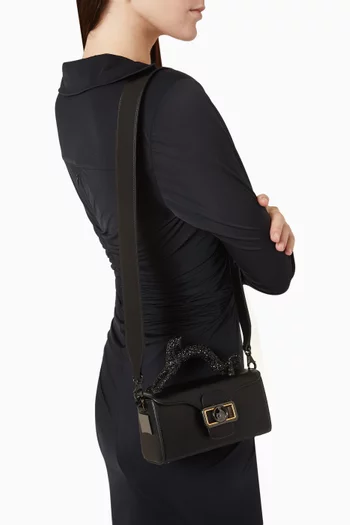 Nano Pencil Cat Bag in Leather