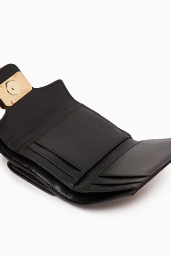 Small Continental Wallet in Leather