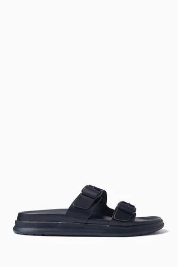 Buckle Sandals in Leather