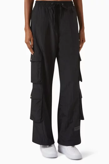 Wide-leg Cargo Pants in Re-Shell100©