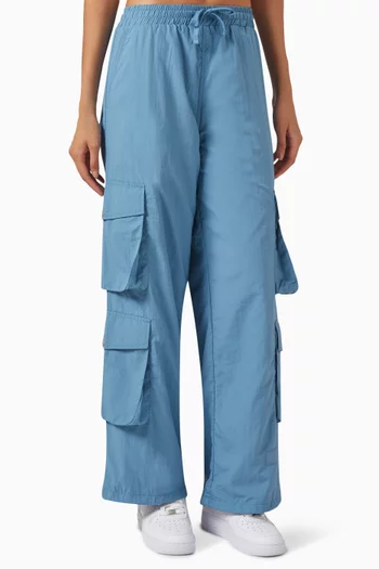 Wide-leg Cargo Pants in Re-Shell100©