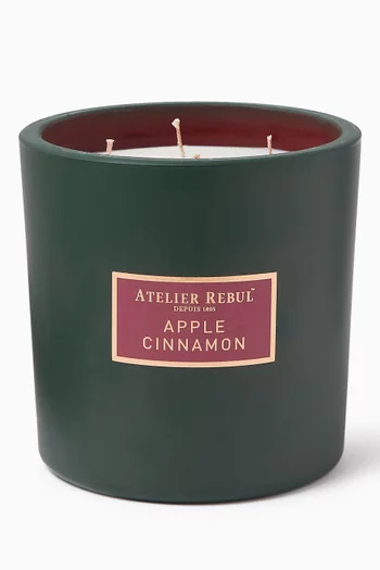 Extra Large Apple Cinnamon Scented Candle, 950g
