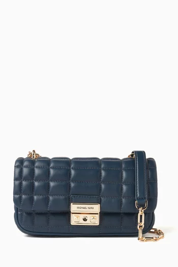 Small Tribeca Shoulder Bag in Quilted Leather