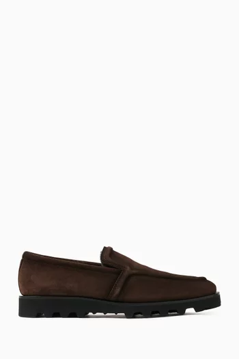 Domain Slip-on Loafers in Suede