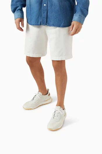 Low-top Sneakers in Leather