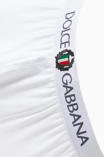 Emblem Regular-fit Boxers in Stretch-jersey