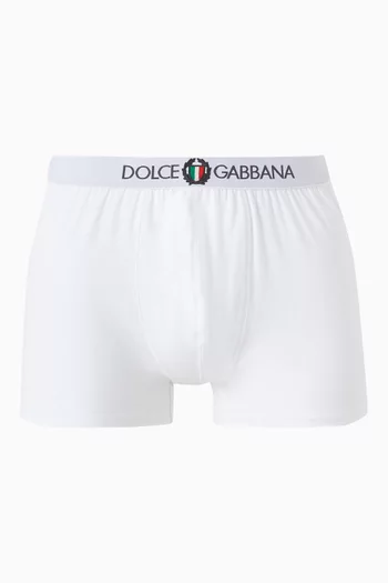 Emblem Regular-fit Boxers in Stretch-jersey