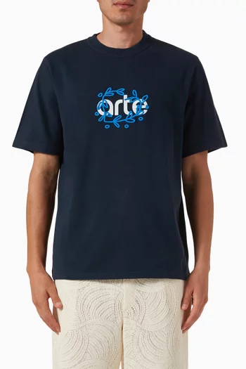 Teo Logo T-shirt in Cotton
