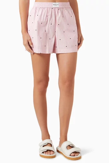 Elasticated Logo Shorts in Organic Cotton