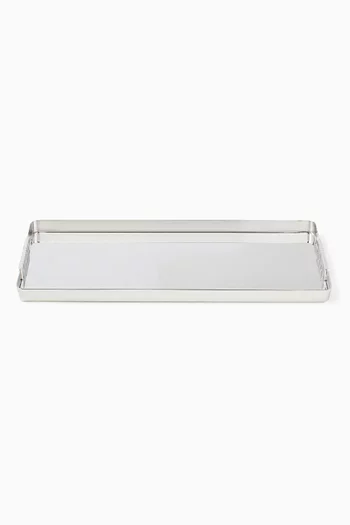 Small Thorpe Rectangular Tray in Stainless Steel