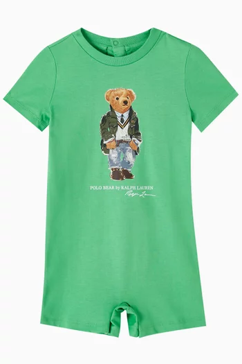Polo Bear Romper in Cotton-jersey