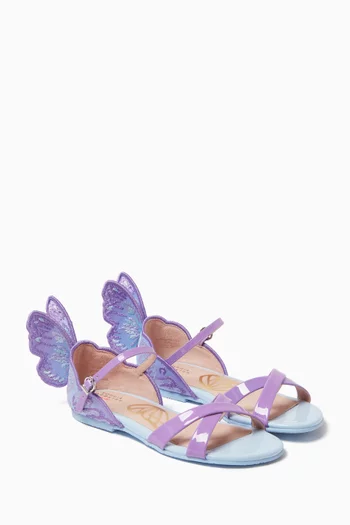 Butterfly Chiara Sandals in Leather