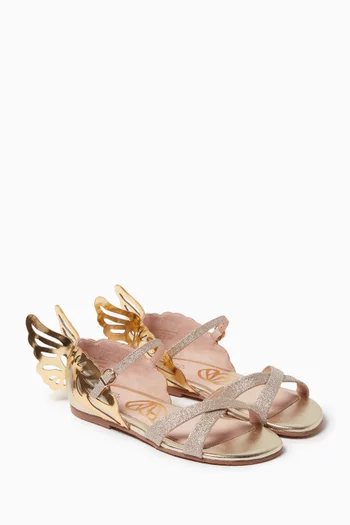 Super Wings Chiara Sandals in Leather