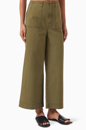 Utility Ankle Pants in Twill
