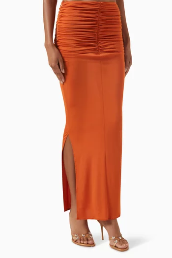 Veda Maxi Skirt in Viscose Jersey
