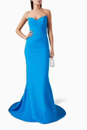 Bloom Strapless Maxi Dress