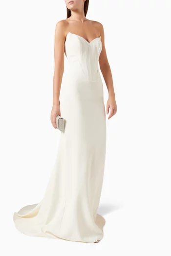 Bloom Strapless Maxi Dress