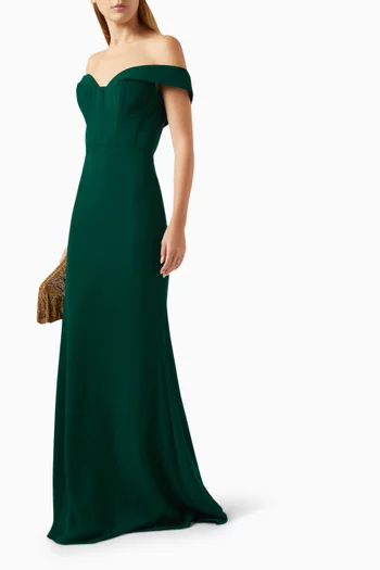 Vasilisa Off-shoulder Maxi Dress