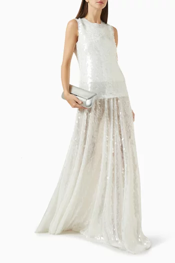 Sequin-embellished Gown