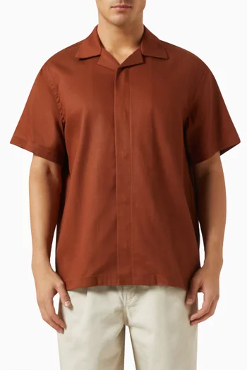 York Shirt in Cotton-tencel Blend
