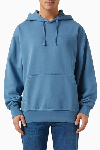 Ditch International Hoodie in Cotton Loopback Terry